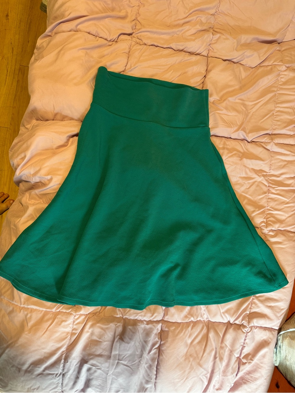 LuLaRoe Emerald Green Circle Skirt